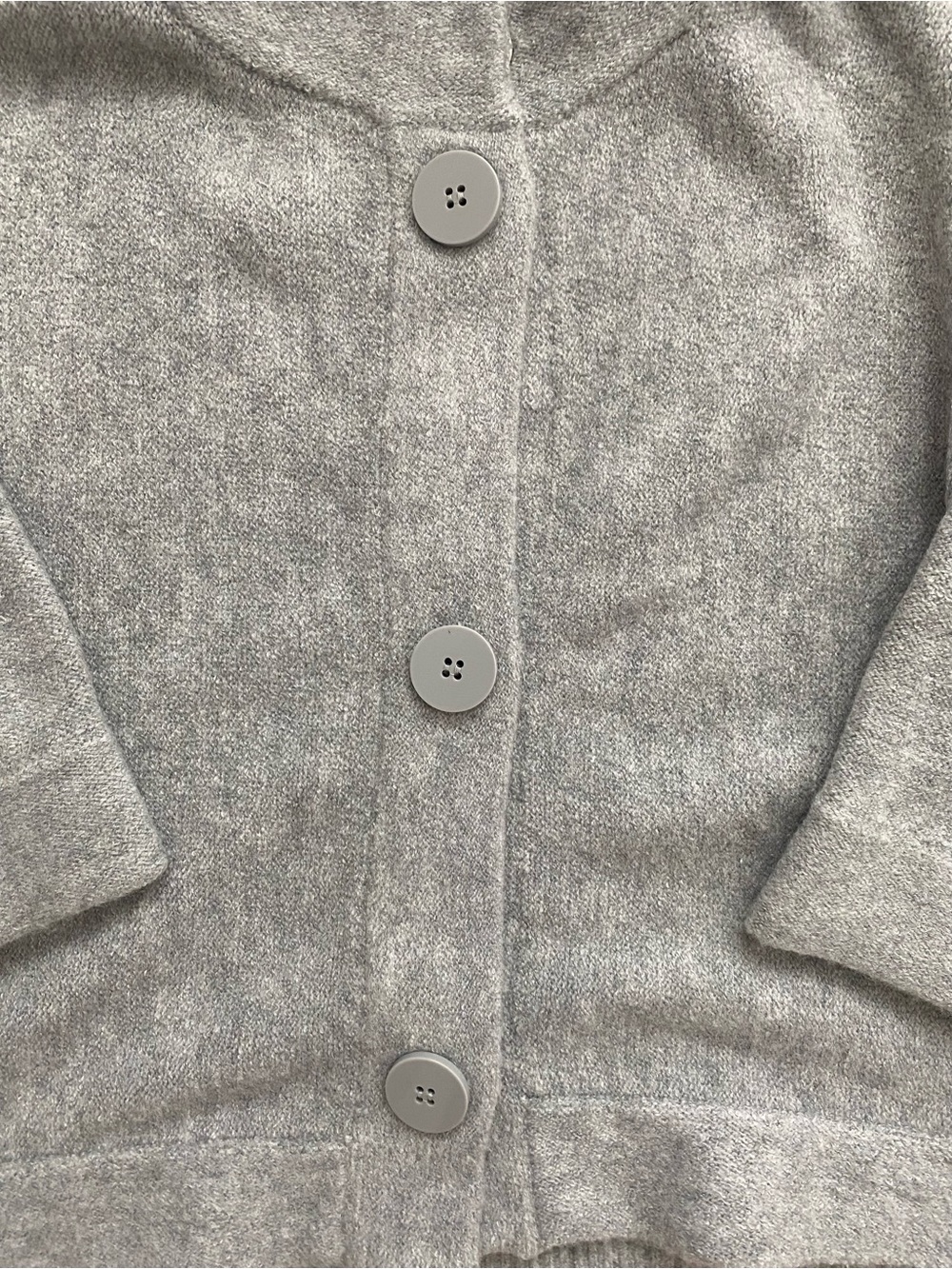 Halogen Gray Button-Front Sweater - Picture 4 of 6